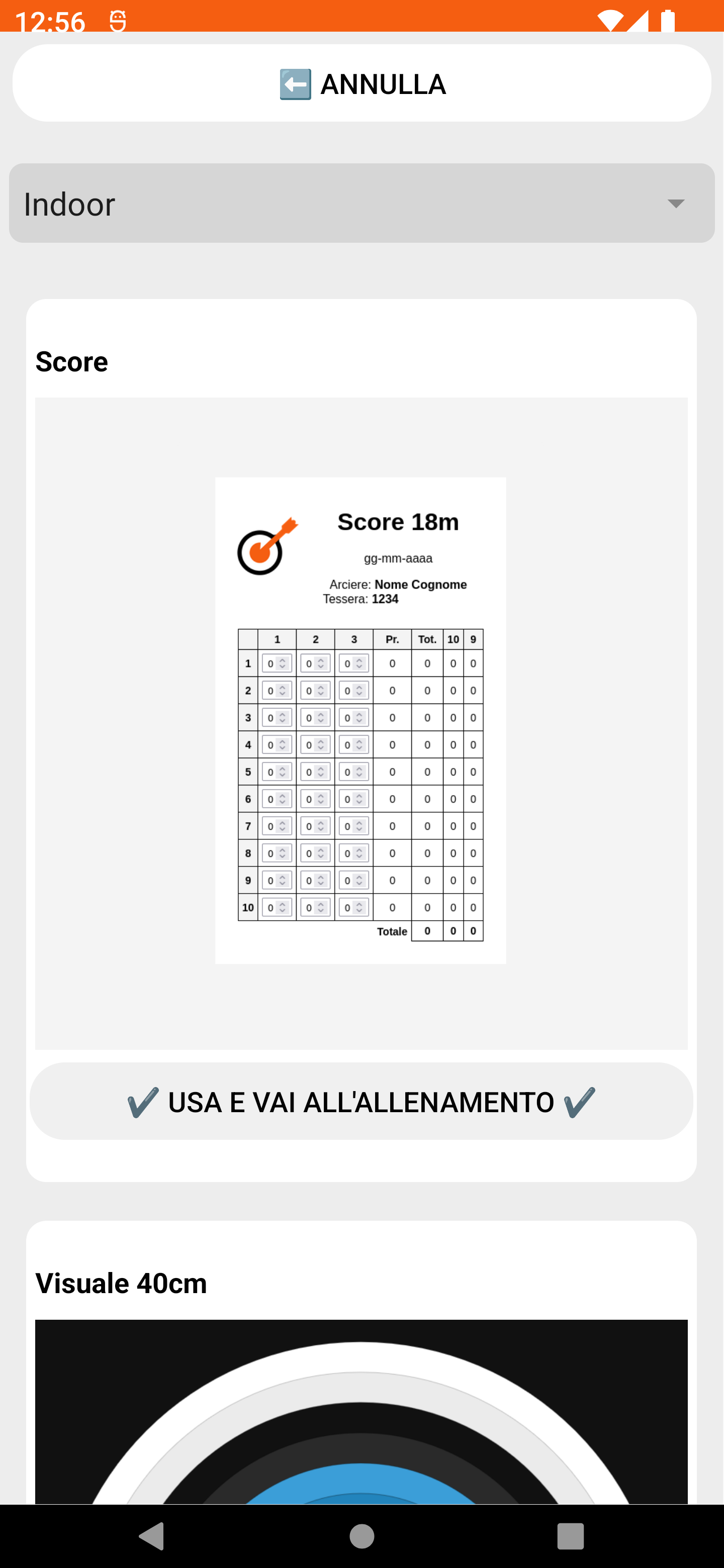 Allenamenti