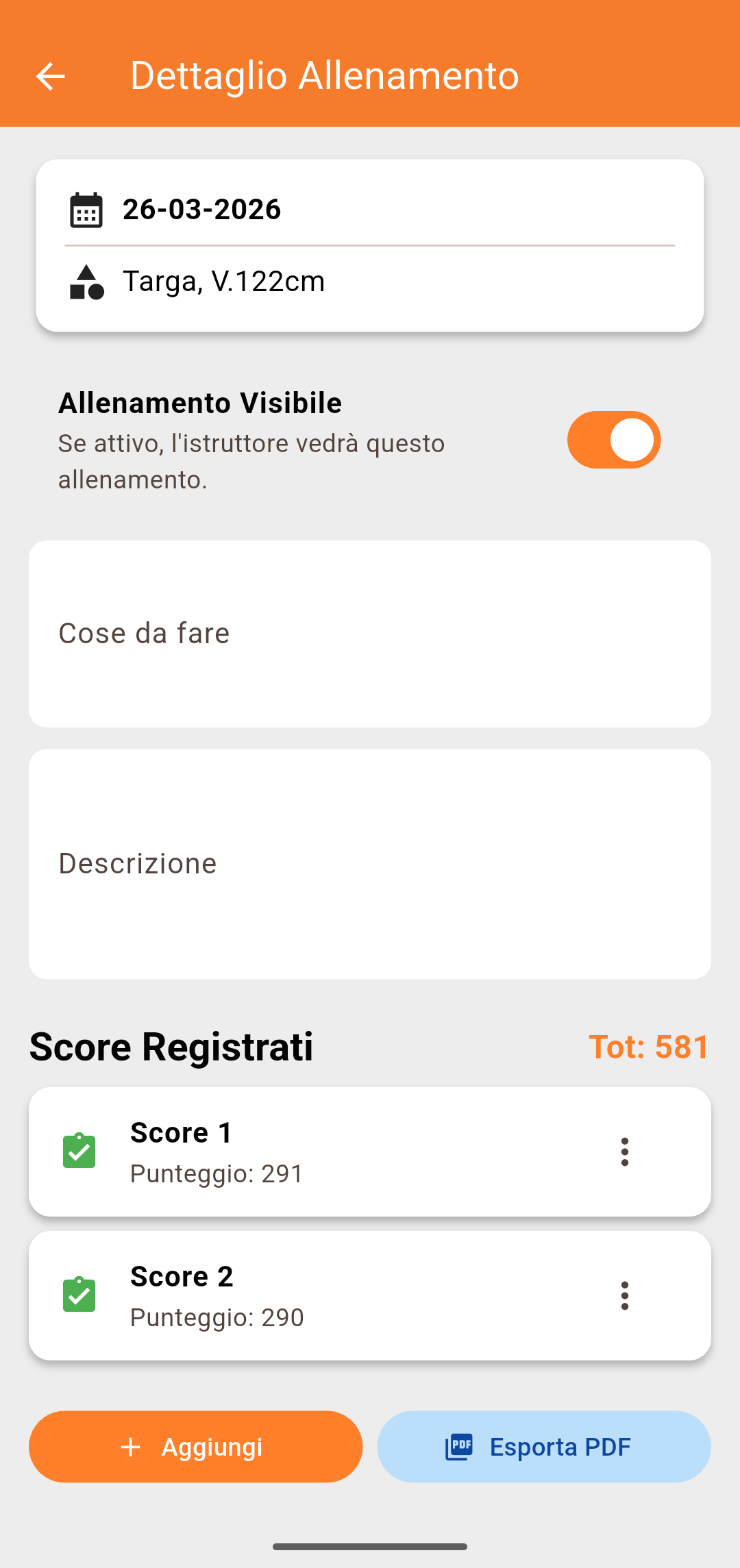 Allenamenti